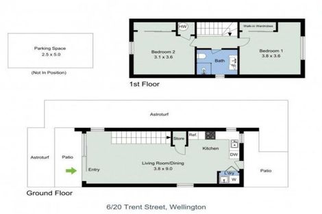 Photo of property in 20u6 Trent Street, Island Bay, Wellington, 6023