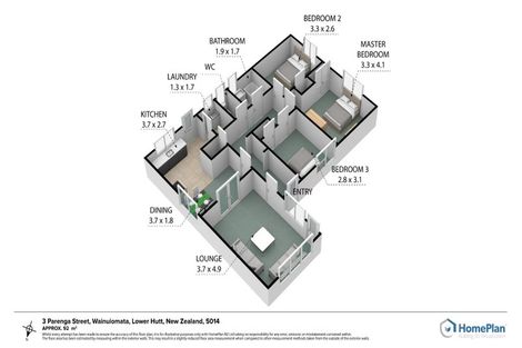 Photo of property in 3 Parenga Street, Wainuiomata, Lower Hutt, 5014