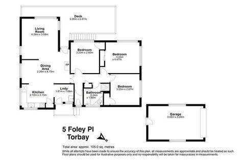 Photo of property in 5 Foley Place, Torbay, Auckland, 0632