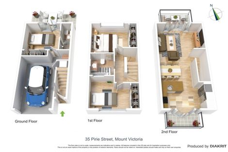 Photo of property in Pirie Street Townhouses, 19/35u Pirie Street, Mount Victoria, Wellington, 6011