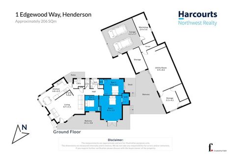 Photo of property in 1 Edgewood Way, Henderson, Auckland, 0612