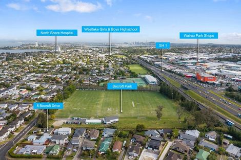 Photo of property in 8 Becroft Drive, Forrest Hill, Auckland, 0620