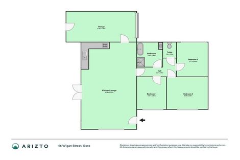 Photo of property in 46 Wigan Street, Gore, 9710