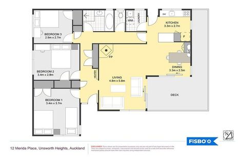 Photo of property in 12 Merida Place, Unsworth Heights, Auckland, 0632