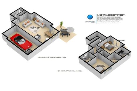 Photo of property in 30u1 Willoughby Street, Whitiora, Hamilton, 3200