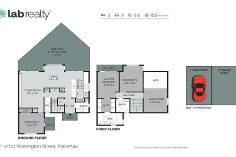 Photo of property in 1/117 Warrington Street, Mairehau, Christchurch, 8013