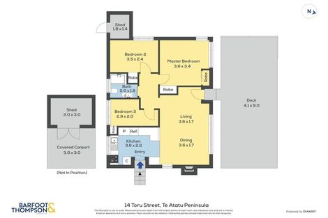 Photo of property in 14 Toru Street, Te Atatu Peninsula, Auckland, 0610