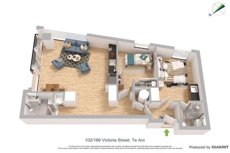 Photo of property in Vsp South, 102/166u Victoria Street, Te Aro, Wellington, 6011