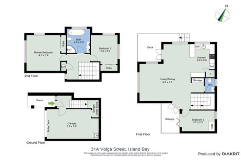 Photo of property in 31u1 Volga Street, Island Bay, Wellington, 6023