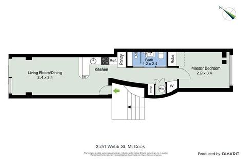 Photo of property in Qba Apartments, 2i/51 Webb Street, Mount Cook, Wellington, 6011