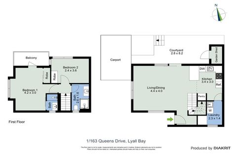 Photo of property in 1/163 Queens Drive, Lyall Bay, Wellington, 6022