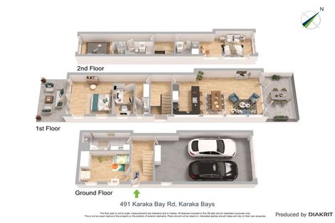 Photo of property in 491 Karaka Bay Road, Karaka Bays, Wellington, 6022