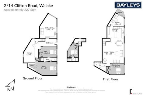 Photo of property in 2/14 Clifton Road, Waiake, Auckland, 0630