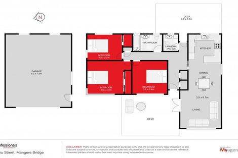 Photo of property in 19 Koru Street, Mangere Bridge, Auckland, 2022