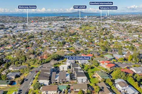 Photo of property in 15/15 Chivalry Road, Glenfield, Auckland, 0629