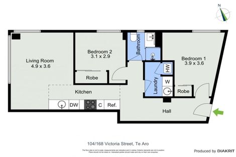 Photo of property in Vsp South, 104/168u Victoria Street, Te Aro, Wellington, 6011