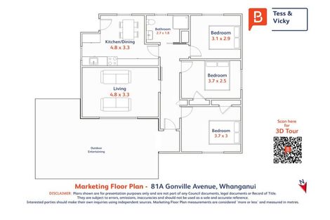 Photo of property in 81a Gonville Avenue, Gonville, Whanganui, 4501