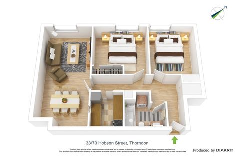 Photo of property in Hobson Court Flats, 33/70u Hobson Street, Thorndon, Wellington, 6011