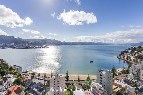 Photo of property in Jerningham Apartments, 20 Oriental Terrace, Oriental Bay, Wellington, 6011