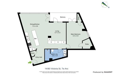Photo of property in Dominion Apartments, 14/80u Victoria Street, Wellington Central, Wellington, 6011