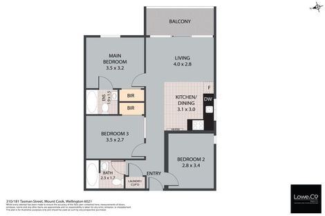 Photo of property in Detroit Apartments, 310/181u Tasman Street, Mount Cook, Wellington, 6021