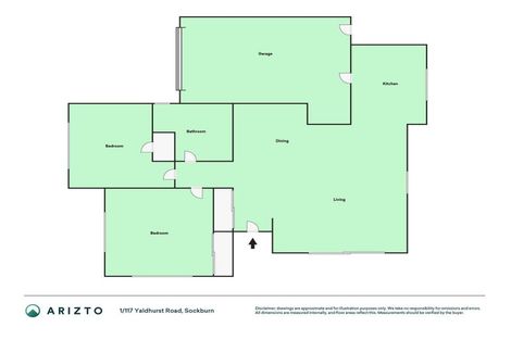 Photo of property in 1/117 Yaldhurst Road, Sockburn, Christchurch, 8042