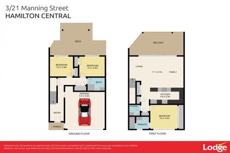 Photo of property in 21u3 Manning Street, Hamilton Central, Hamilton, 3204
