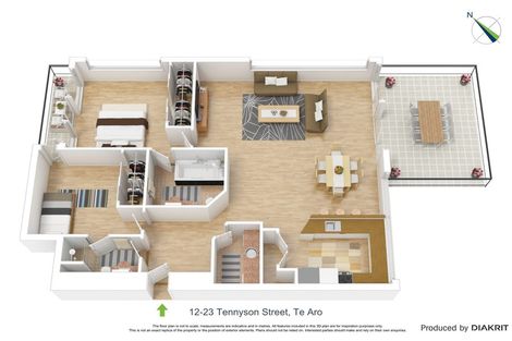 Photo of property in De Vere Apartments, 12/23 Tennyson Street, Te Aro, Wellington, 6011