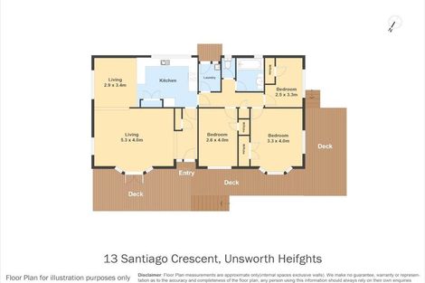 Photo of property in 13 Santiago Crescent, Unsworth Heights, Auckland, 0632