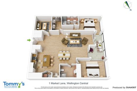 Photo of property in 902/1u Market Lane, Wellington Central, Wellington, 6011