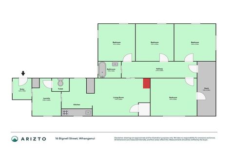 Photo of property in 16 Bignell Street, Gonville, Whanganui, 4501