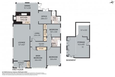 Photo of property in 61 Falkirk Avenue, Seatoun, Wellington, 6022