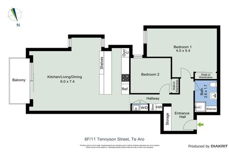 Photo of property in Republic2, 6f/11 Tennyson Street, Te Aro, Wellington, 6011