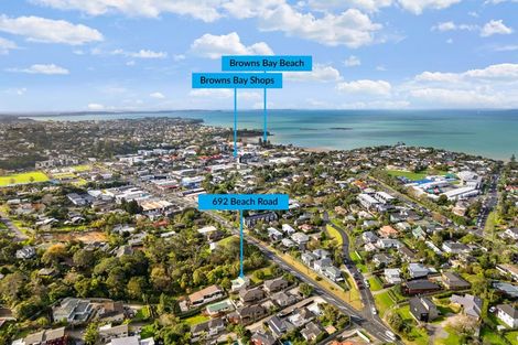 Photo of property in 692 Beach Road, Browns Bay, Auckland, 0630