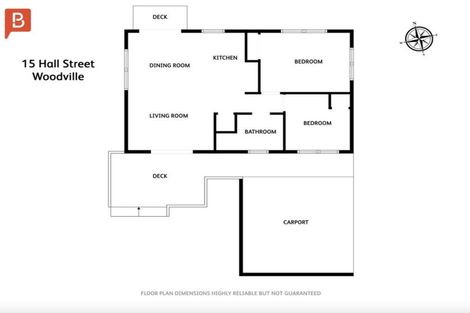 Photo of property in 15 Hall Street, Woodville, 4920