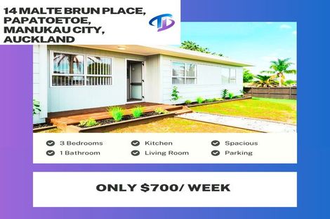 Photo of property in 14 Malte Brun Place, Papatoetoe, Auckland, 2025