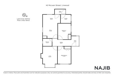 Photo of property in 42 Mclean Street, Linwood, Christchurch, 8062