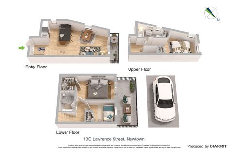 Photo of property in 13c Lawrence Street, Newtown, Wellington, 6021