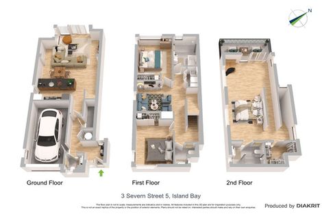 Photo of property in 5/3 Severn Street, Island Bay, Wellington, 6023