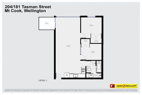 Photo of property in Detroit Apartments, 204/181u Tasman Street, Mount Cook, Wellington, 6021