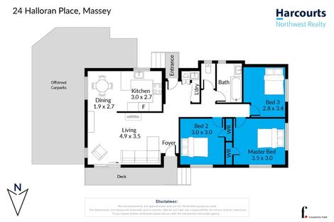 Photo of property in 24 Halloran Place, Massey, Auckland, 0614