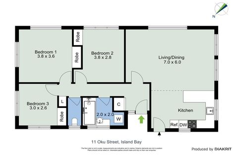 Photo of property in 11 Oku Street, Island Bay, Wellington, 6023