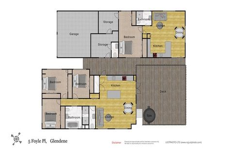 Photo of property in 5 Foyle Place, Glendene, Auckland, 0602