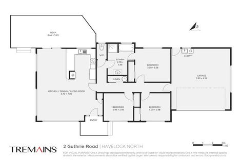 Photo of property in 2 Guthrie Road, Havelock North, 4130