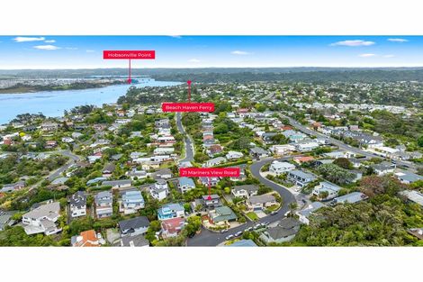 Photo of property in 21 Mariners View Road, Beach Haven, Auckland, 0626