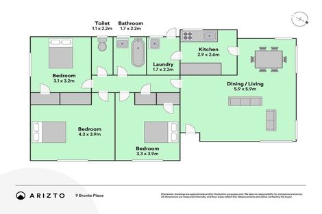 Photo of property in 9 Bronte Place, Owhata, Rotorua, 3010
