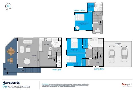 Photo of property in 15d/4 Verran Road, Birkenhead, Auckland, 0626