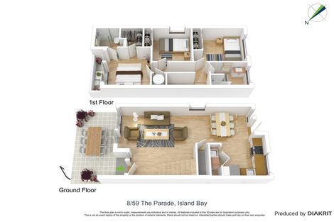 Photo of property in 8/59 The Parade, Island Bay, Wellington, 6023