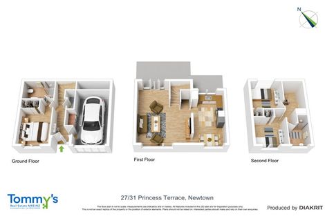 Photo of property in 27/31u Princess Terrace, Newtown, Wellington, 6021