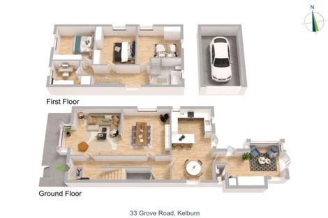 Photo of property in 33 Grove Road, Kelburn, Wellington, 6012